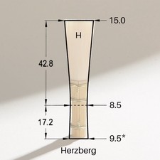 6-pack Herzberg Shape Bassoon Reed Blanks