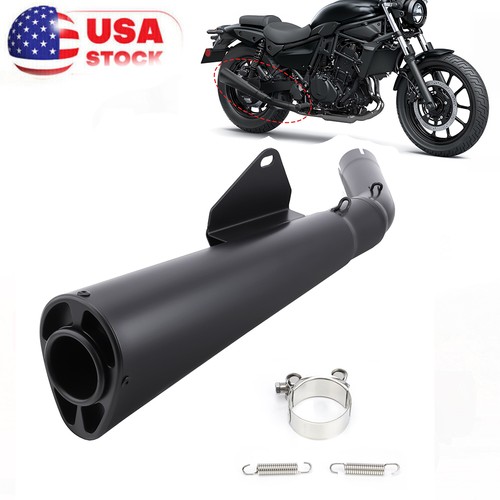 Exhaust Muffler Pipe Black Tail Tips For Kawasaki Eliminator 450 500 2024-2025 - Bild 1 von 12