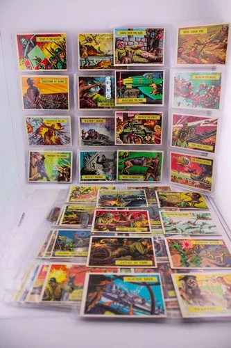 1965 TOPPS WW2 BATTLE CARDS COMPLETE SET 1- 64 HIGH GRADE NRM