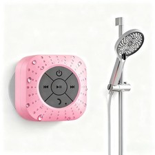 Mini Bluetooth Shower Speakers, Portable Wireless Speaker with Suction Cup, P...