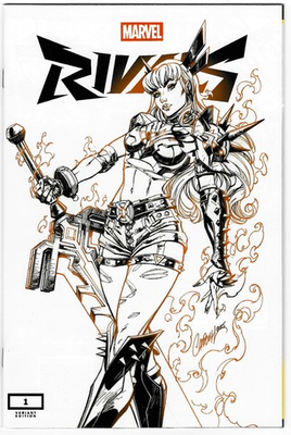 #ad Marvel Rivals: Ignite #1 J. Scott Campbell Magik E Sketch Variant NM $70.00