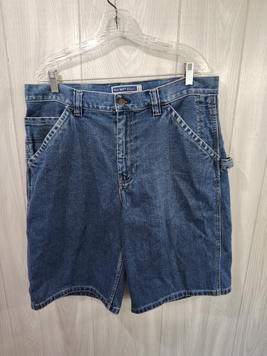 Vintage Old Navy Painters Shorts Mens 35 Denim Baggy Grunge Y2K Skater