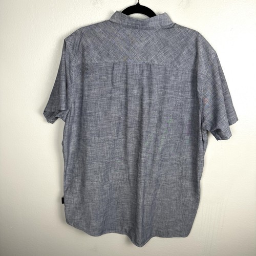Patagonia Con Botones Para Hombre Talla XL Gris Manga Corta Senderismo Camping Aire Libre - Imagen 6 de 6
