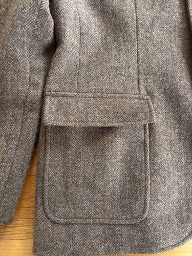 Ralph Lauren RUGBY 42R Tweed Blazer Jacket Elbow Patches 100% Wool - Picture 8 of 12