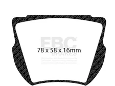 Front Brake Pad Set For 1960-1964 Daimler SP250 1961 1962 1963 WH729XG