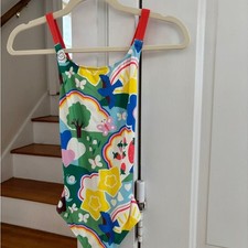 Mini Boden NWT Girl  s Swimsuit, colorful, butterflies, 11-12 yrs
