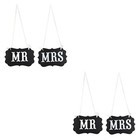 2pcs Vintage Style Letter Garland Banner Decoration for Wedding Party