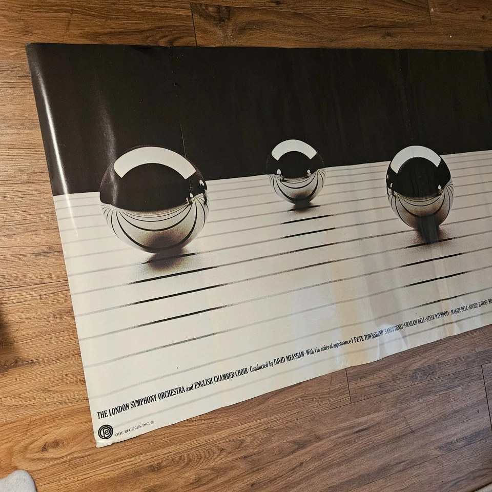 The Who Tommy London Symphony Orchestra  24.5x49 Vintage 1972 Promo Poster - Image 2 of 4