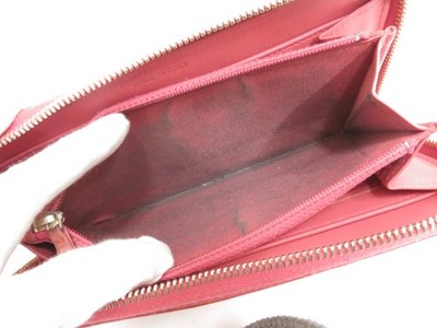 Authentic CHANEL Matelasse Leather Zip Around Zippy Long Wallet