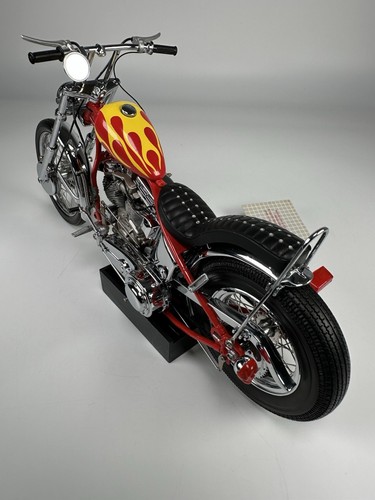Franklin Mint 1950's Easy Rider Billy Bike Hardtail Panhead 1:10 Diecast Chopper - Picture 12 of 24