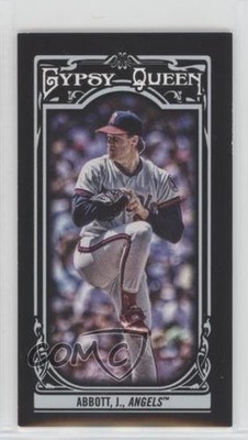 2013 Topps Gypsy Queen Mini Black /199 Jim Abbott #270 12ui
