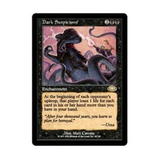 WOTC MtG Planeshift Dark Suspicions (R) (Foil) EX