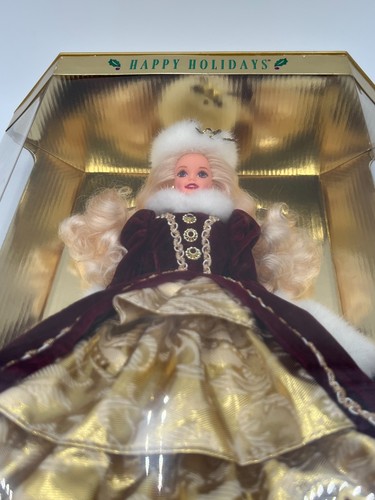 Vintage 1996 Happy Holidays Special Edition Barbie Puppe Mattel #15646 Neu NRFB - Bild 13 von 17