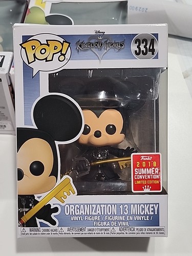 Funko Pop! Organization 13 Mickey Kingdom Hearts Summer Convention Exclusive 334 - Bild 1 von 6