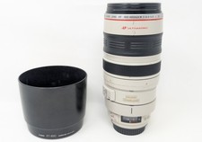 Canon EF 100-400mm F4.5-5.6 L IS USM With Hood. 