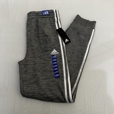 Adidas Youth Boy's Tech Fleece Jogger Sweatpants Charcoal Gray Size L-14/16