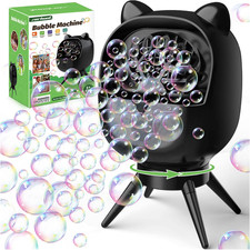 Automatic Bubble Machine Rechargeable for Parties: Portable Bubble Maker