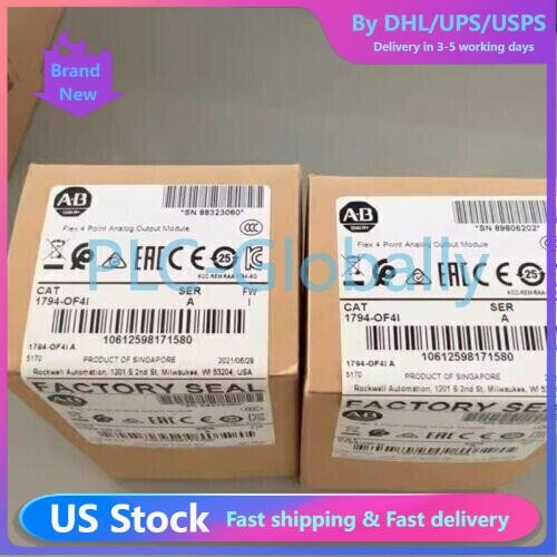 New Factory Sealed AB 1794-OF4I Flex 4 Point Analog Output Module US Free Tax - Picture 1 of 2