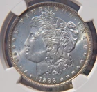 1888 O Morgan Silver Dollar  NGC MS 64  Nice rim toning