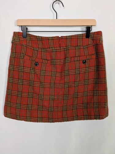 2000s Gap Mini Skirt Size 6/8 Schoolgirl Academia Plaid Preppy Grunge Y2K Short - Picture 6 of 10