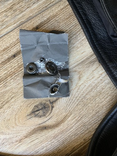 Harley Davidson | Leather Chaps Black | Small | Adjustable Waist | Used - Picture 5 of 11