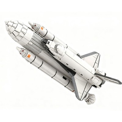 Mocs Building Blocks NASA Columbia STS-1 External Fuel Tank SRB Addons Brick Toy