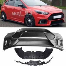 NEW Front Bumper Cover Kit w/ Fog Lights For 2015-2018 Ford Focus RS