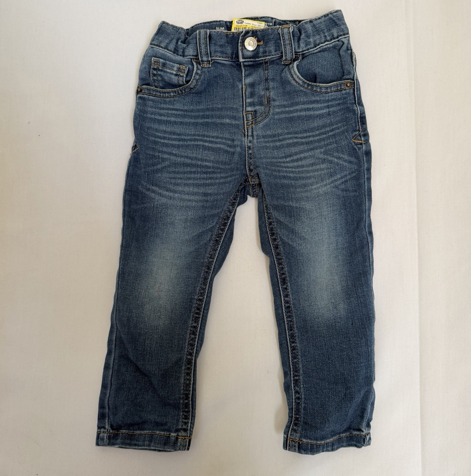 2t Slim Adjustable Waist Stretch Denim Pants