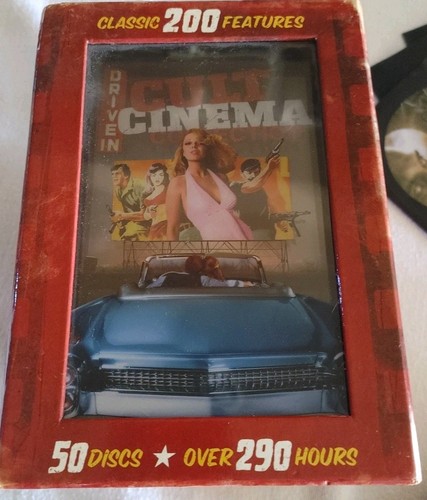 Drive-In Cult Cinema Collection: 200 Classic Features DVD 100-Disc Set RARE - Picture 1 of 12