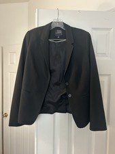 The Limited Black Collection Black Two Button Blazer Jacket Women's 4