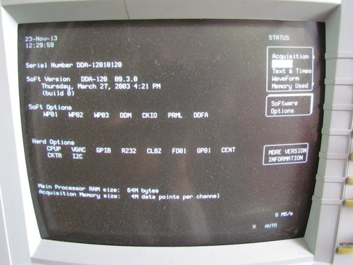 Osciloscopio digital LECROY DDA-120 1GHZ 4CH LC584AL panel roto - Imagen 3 de 8