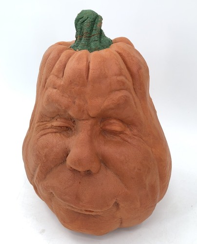Vintage 1987 Todd Masters Foam Halloween Pumpkin James Oh Lantern 9” Tall - Picture 2 of 9