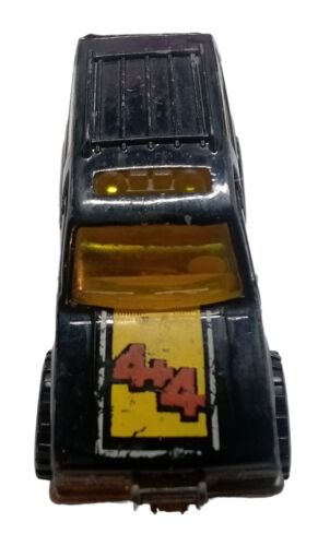 Vintage Hot Wheels Mattel 1983 Chevy Blazer 4X4 Black Malaysia - Picture 3 of 5