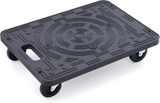 80854 Furniture Movers Dolly With Wheels 200 lb. Capacity Solid Molded Platform