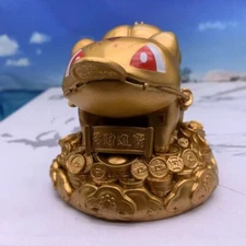 Bulbasaur Gold Model Store Car Lucky Fortune Ornament Doll Children's Toys