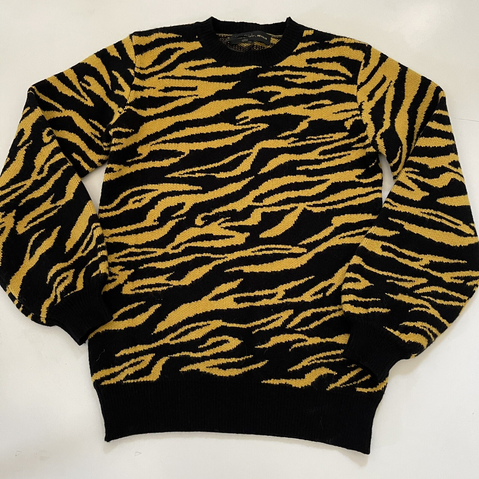 House of Harlow x REVOLVE Sweater Tiger in Yellow black Women Size
