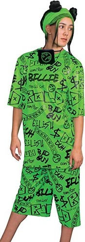 NEW Billie Eilish Classic Tween/Adult Halloween Cosplay Costume Size 12-14 - Picture 2 of 6