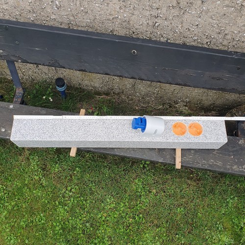 LED Gartenlampe Granit  Wegeleuchte echter Stein 230 V Steinleuchte Außenleuchte - Bild 4 von 15