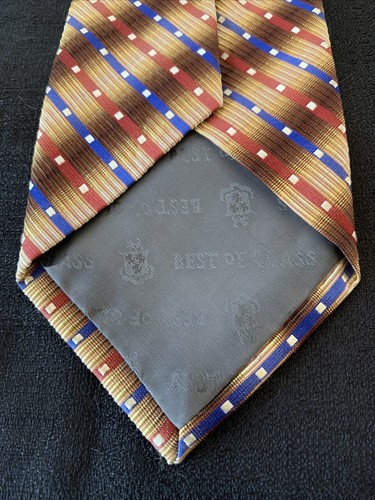 (2) Robert Talbott Best Of Class Red/Blue/Brown-Green/Gold/Red-Free Shipping - Picture 4 of 14