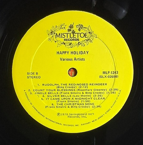 Happy Holiday LP Record Bing Crosby White Christmas, Frank Sinatra - Foto 7 di 7