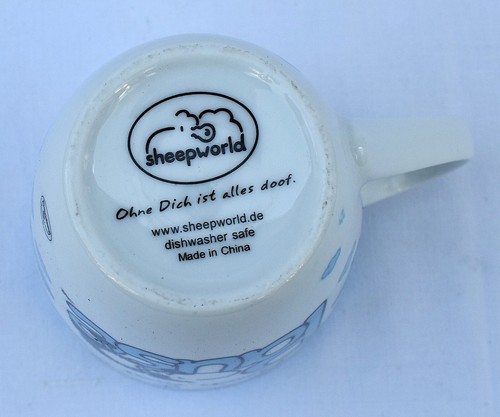 Sheepworld - OHNE DICH IST ALLES DOOF - MACH MAL PAUSE - 4" MUG - Picture 6 of 6