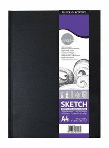 Simply Skizzenbuch gebunden 100g/m² 54 BL A4