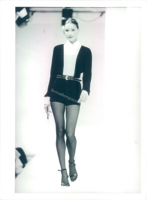 fo305 original photo milan fashion 1995 dolce & gabbana carla bruni