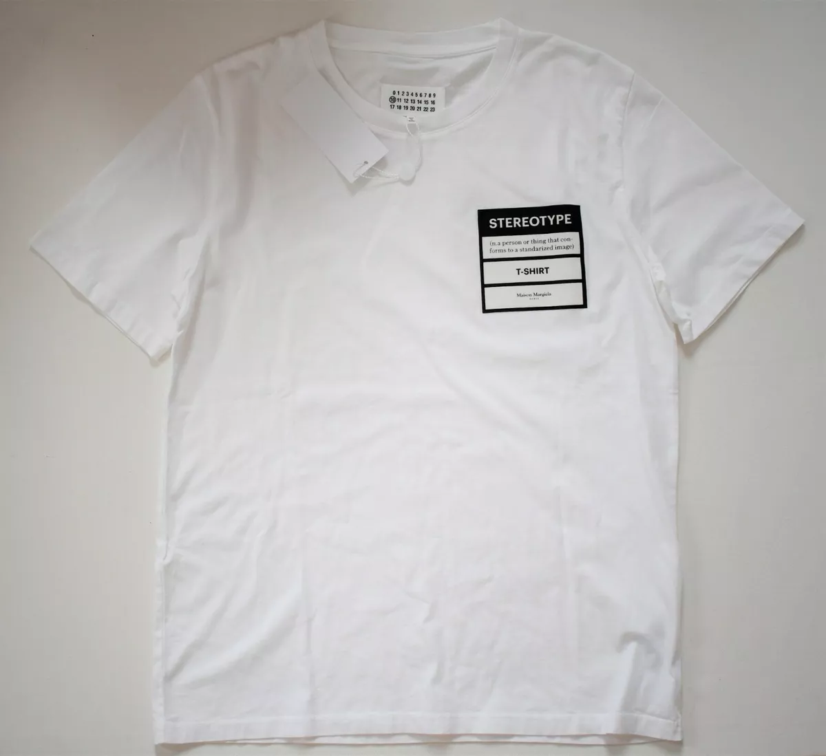 New MAISON MARTIN MARGIELA 10 Cotton Short-Sleeve STEREOTYPE T