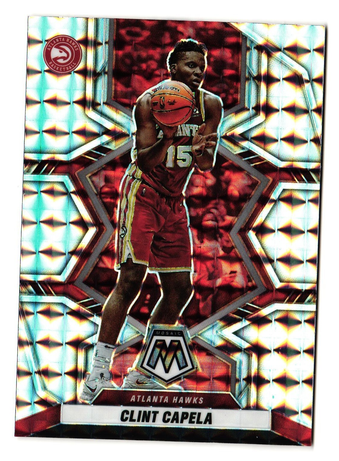202122 Mosaic Basketball Mosaic Prizm 66 Clint Capela Atlanta Hawks
