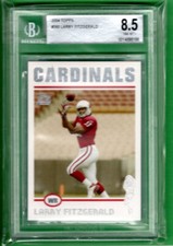 2004 topps Rookie  LARRY FITZGERALD no.360 cardinals Graded 8.5 CSG