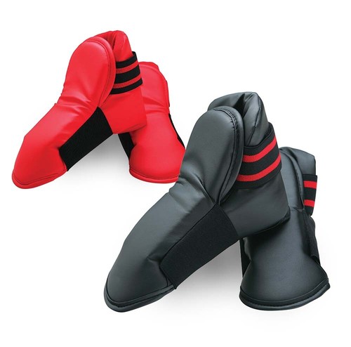 Vinyl Sparring Kick Foot Protectors Karate Taekwondo Kickboxing MMA foot pad - Picture 1 of 4