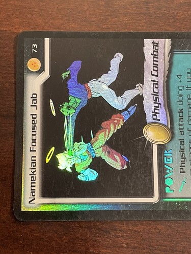 DBZ CCG Namekian Focused Jab HOLO FOIL Rare LIMITED 73 Dragon Ball Z Score TCG - Picture 3 of 10