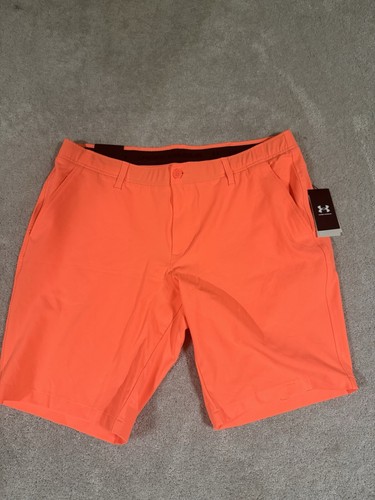 Under Armour New UA Drive Taper 11" Golf Shorts Mens 40 Neon Performance 1370086