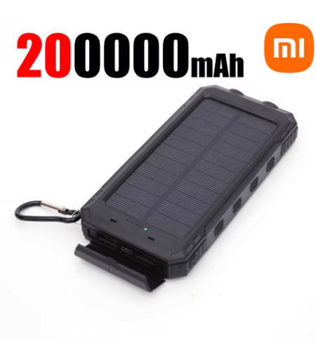 Chargeur super rapide Xiaomi Solar 200000mAh Power Bank grande capacité 120W NEUF - Photo 18 sur 24